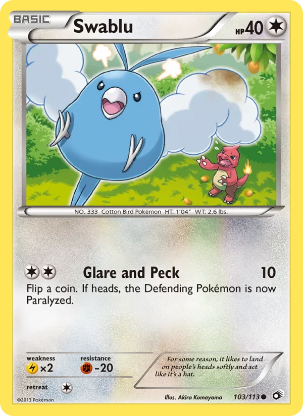 103 Swablu – Legendary Treasures