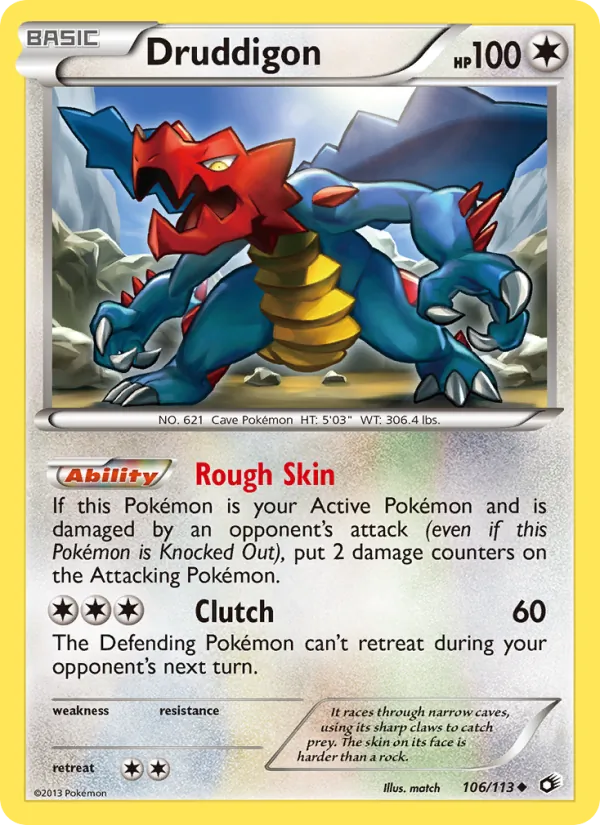 106 Druddigon – Legendary Treasures