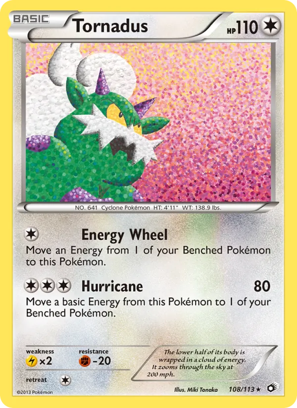 108 Tornadus – Legendary Treasures