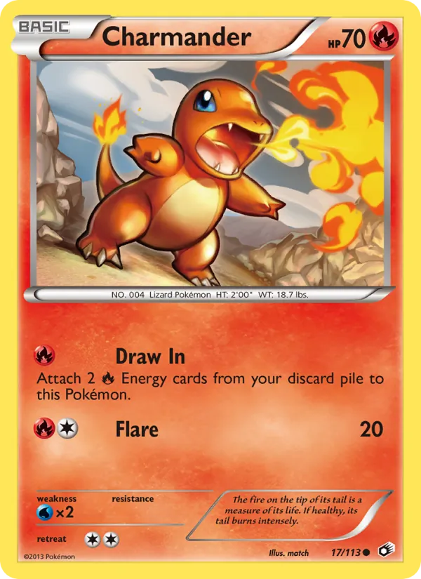 17 Charmander – Legendary Treasures