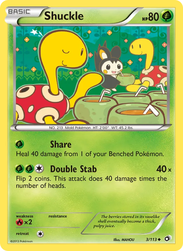 3 Shuckle – Legendary Treasures