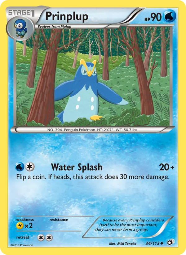 34 Prinplup – Legendary Treasures
