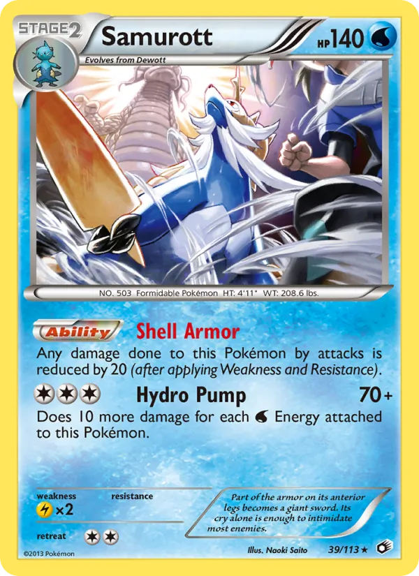 39 Samurott – Legendary Treasures
