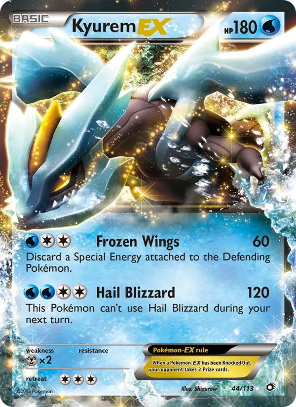 44 Kyurem-EX – Legendary Treasures