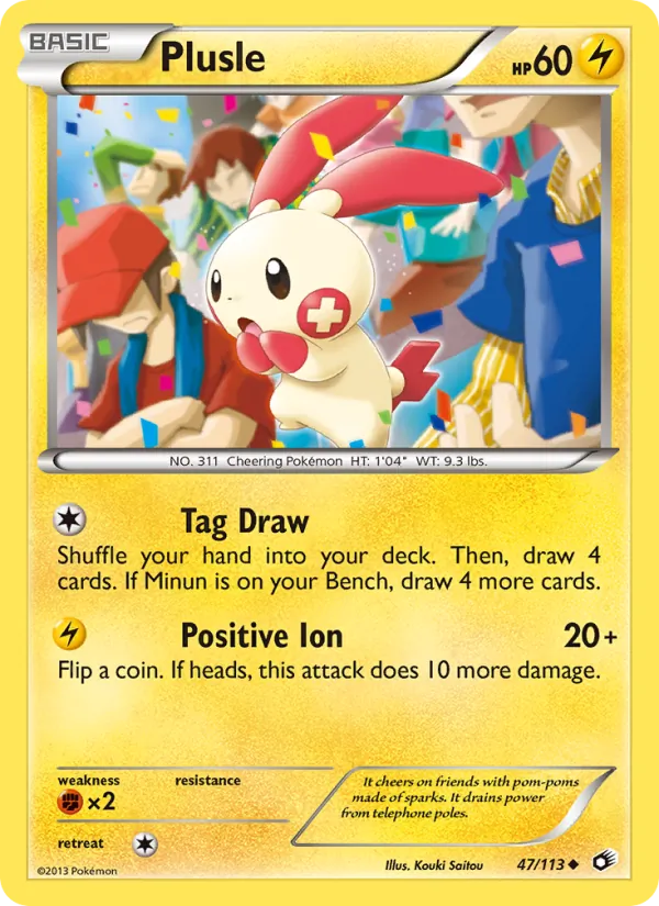 47 Plusle – Legendary Treasures