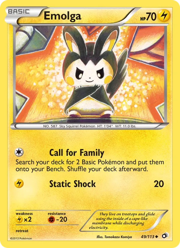 49 Emolga – Legendary Treasures
