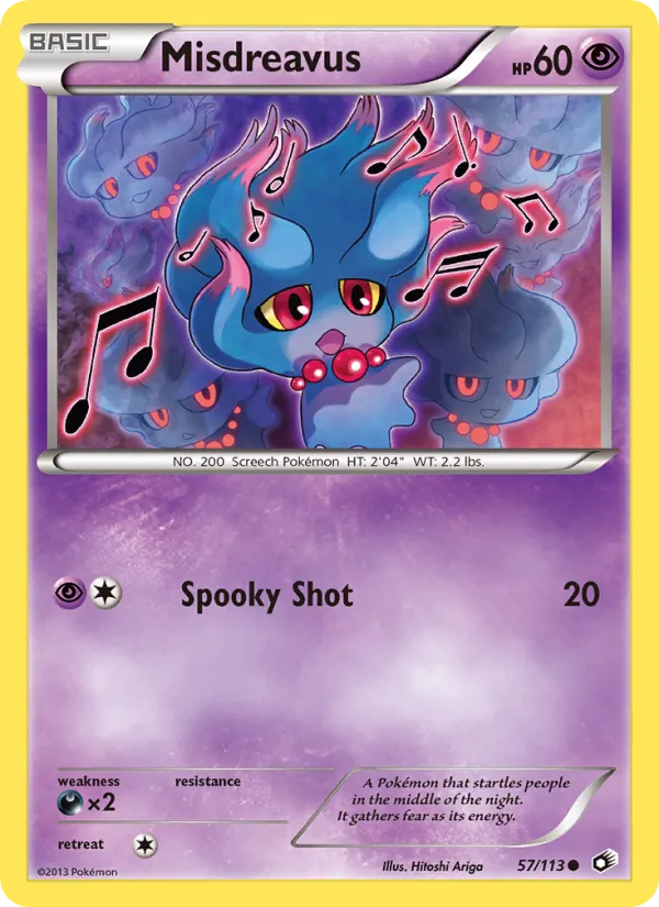 57 Misdreavus – Legendary Treasures