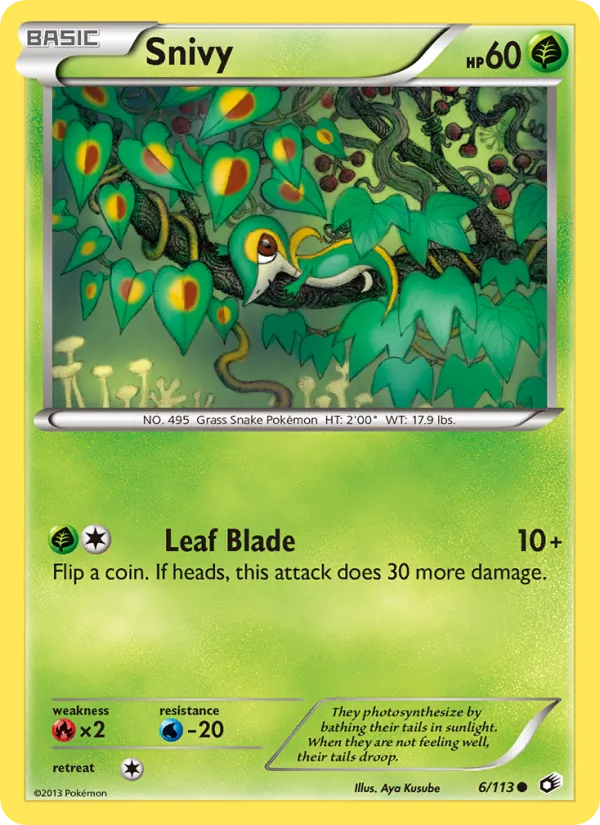 6 Snivy – Legendary Treasures