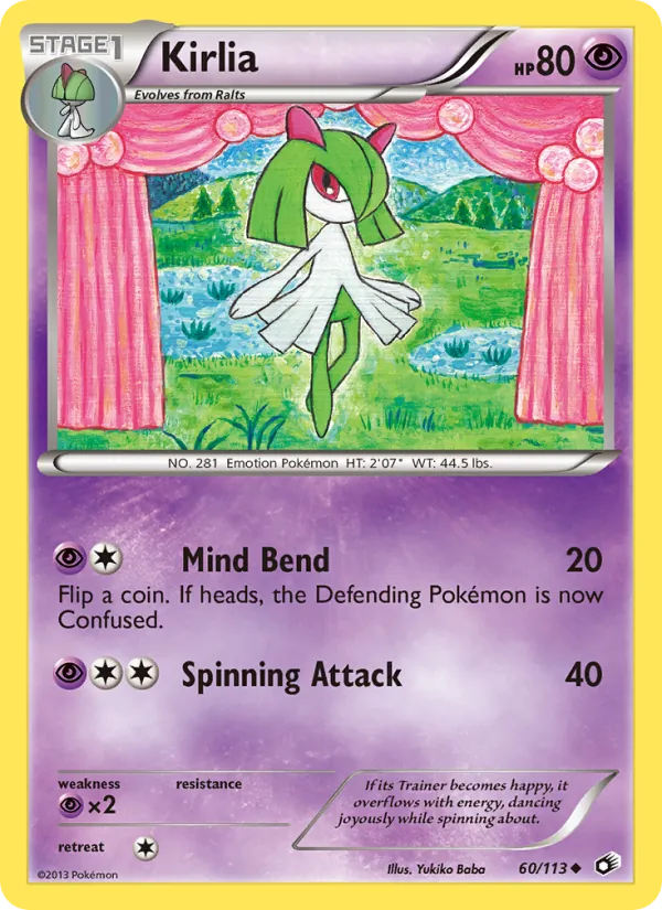 60 Kirlia – Legendary Treasures