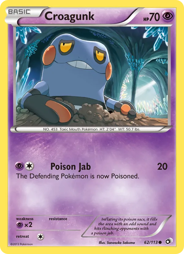 62 Croagunk – Legendary Treasures