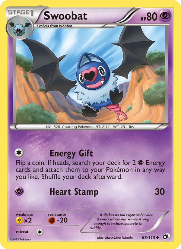 65 Swoobat – Legendary Treasures