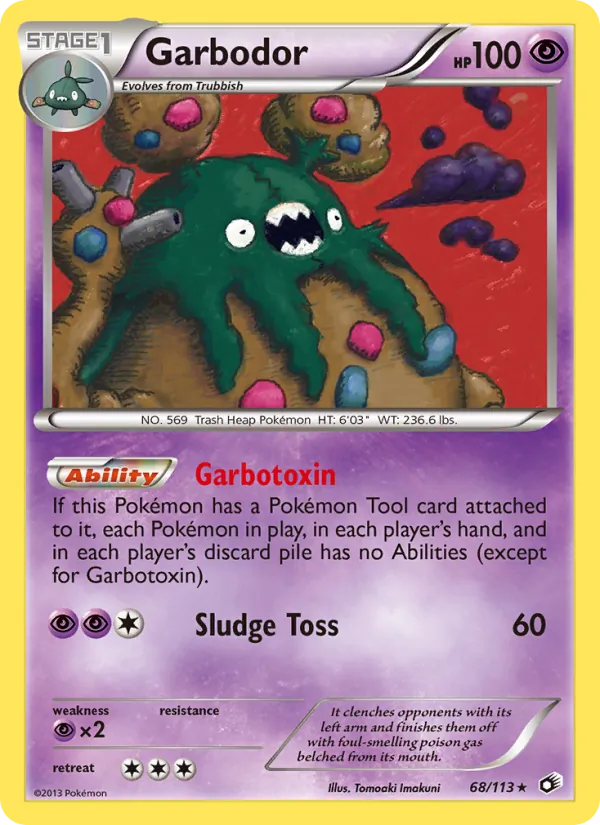 68 Garbodor – Legendary Treasures