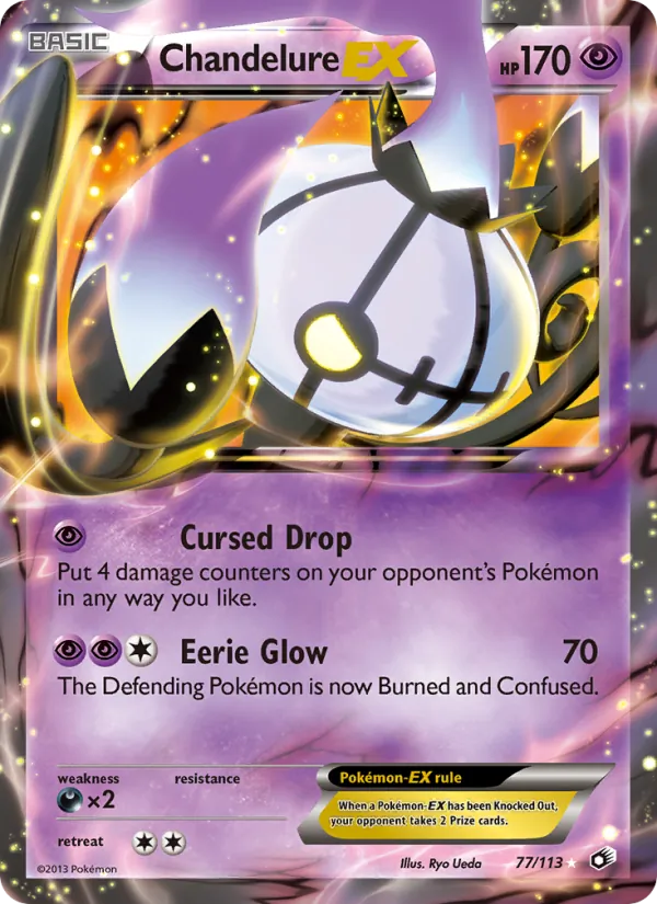 77 Chandelure-EX – Legendary Treasures