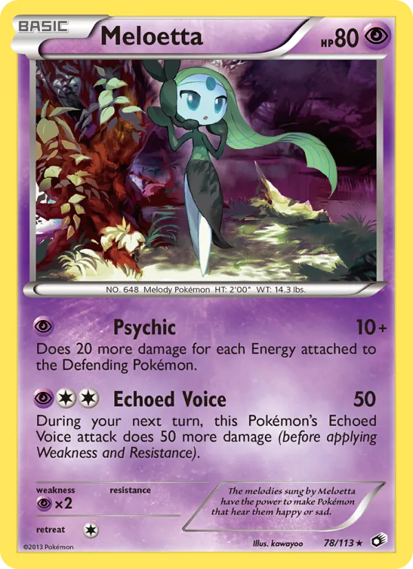 78 Meloetta – Legendary Treasures