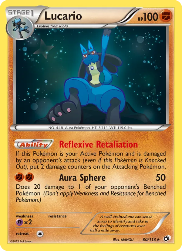 80 Lucario – Legendary Treasures