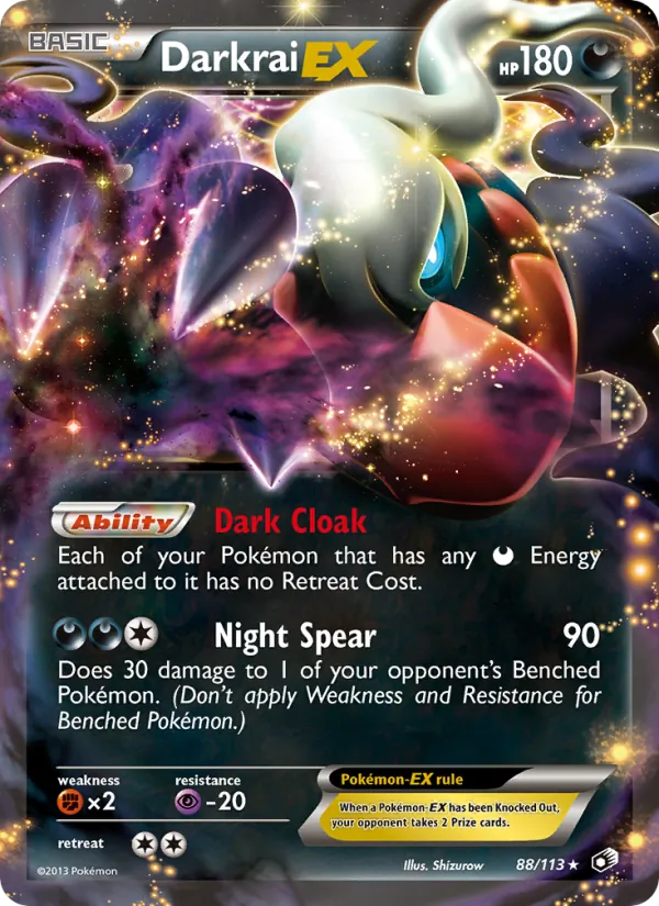 88 Darkrai-EX – Legendary Treasures
