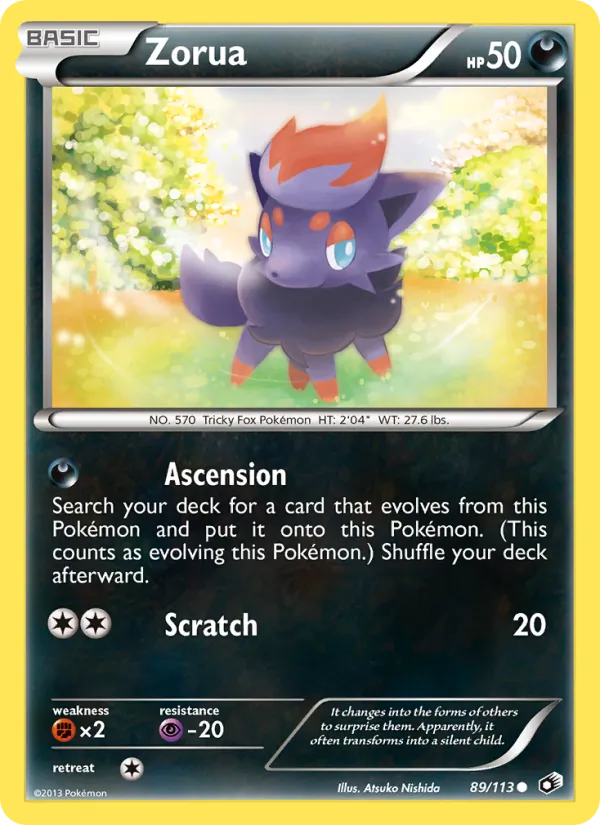 89 Zorua – Legendary Treasures