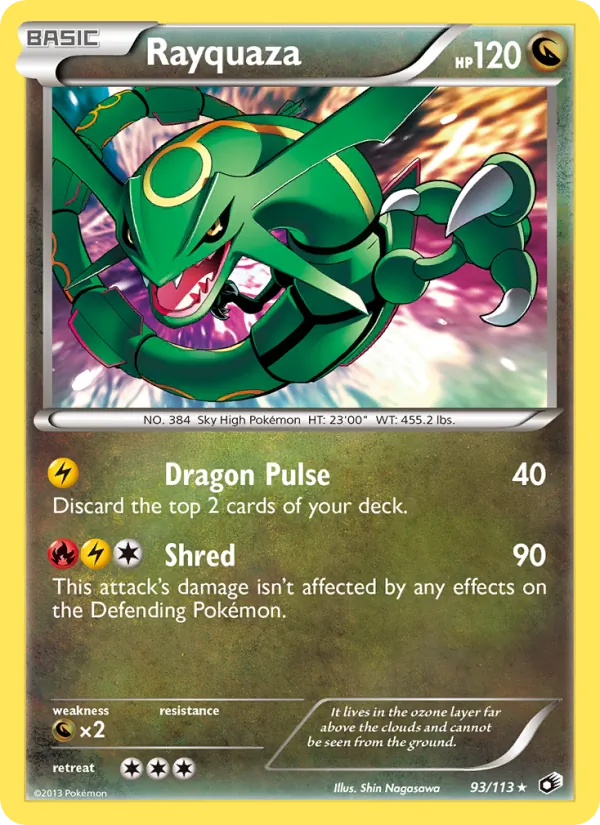 93 Rayquaza – Legendary Treasures