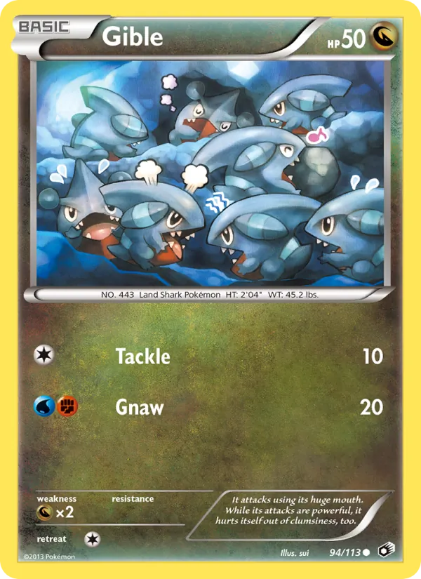 94 Gible – Legendary Treasures