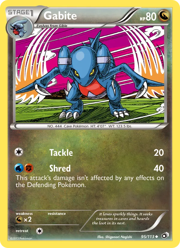 95 Gabite – Legendary Treasures