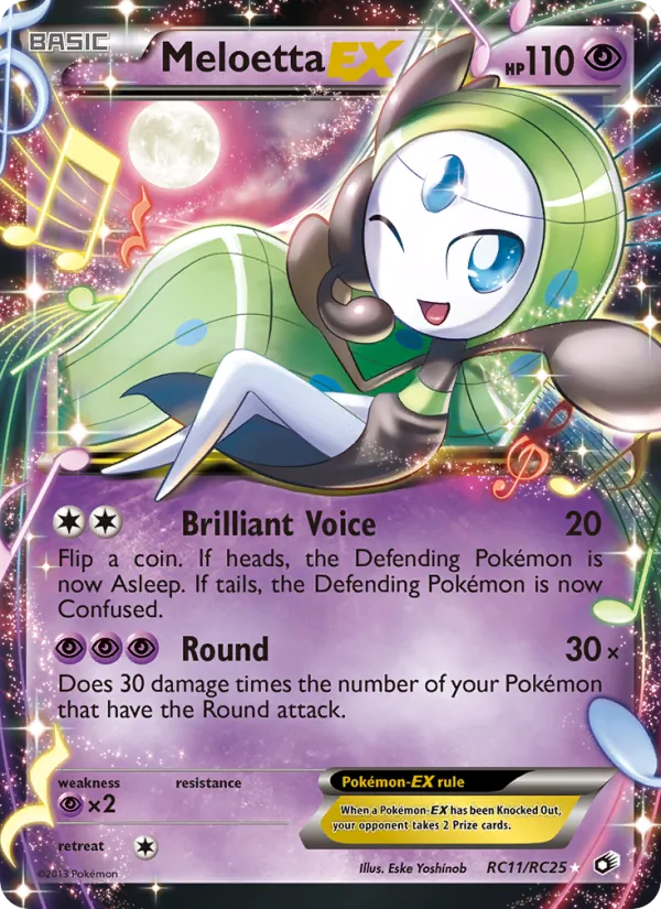 RC11 Meloetta-EX – Legendary Treasures