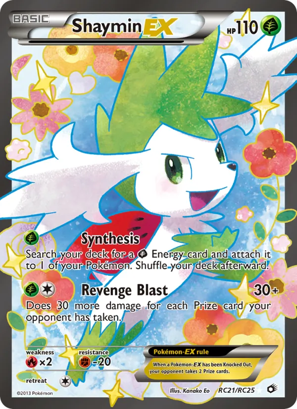 RC21 Shaymin-EX – Legendary Treasures