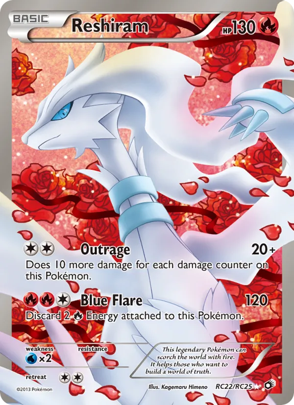 RC22 Reshiram – Legendary Treasures
