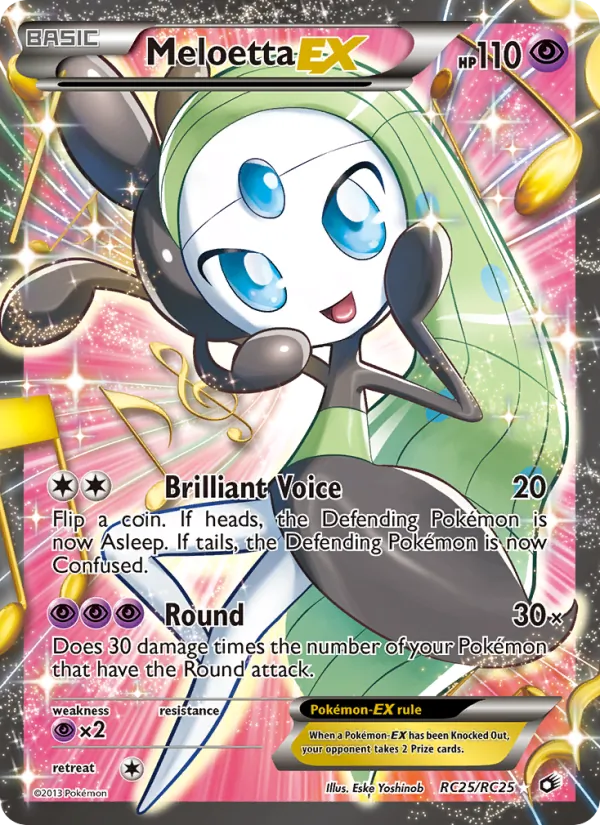 RC25 Meloetta-EX – Legendary Treasures