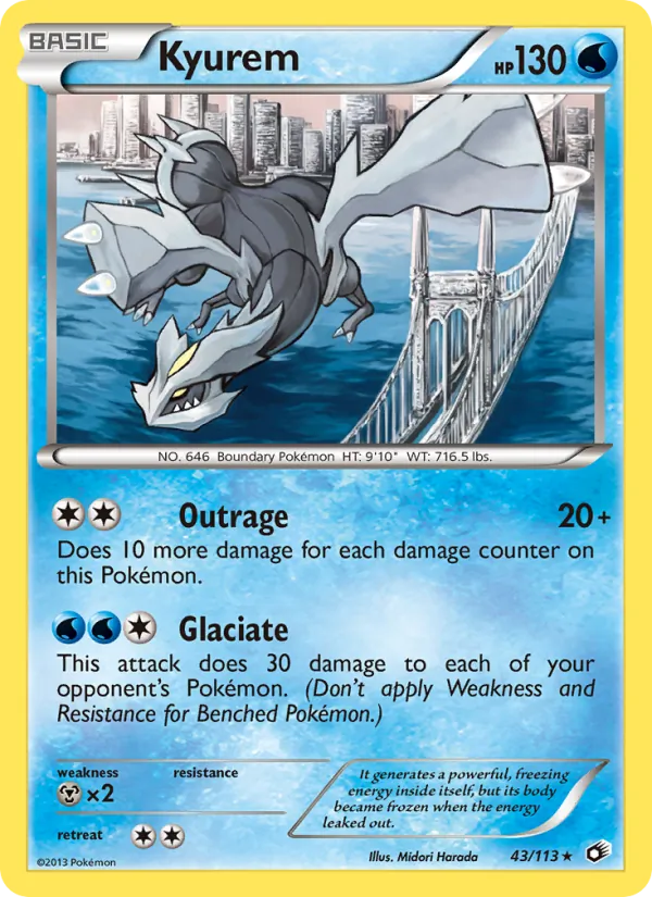 43-RH Kyurem – Legendary Treasures