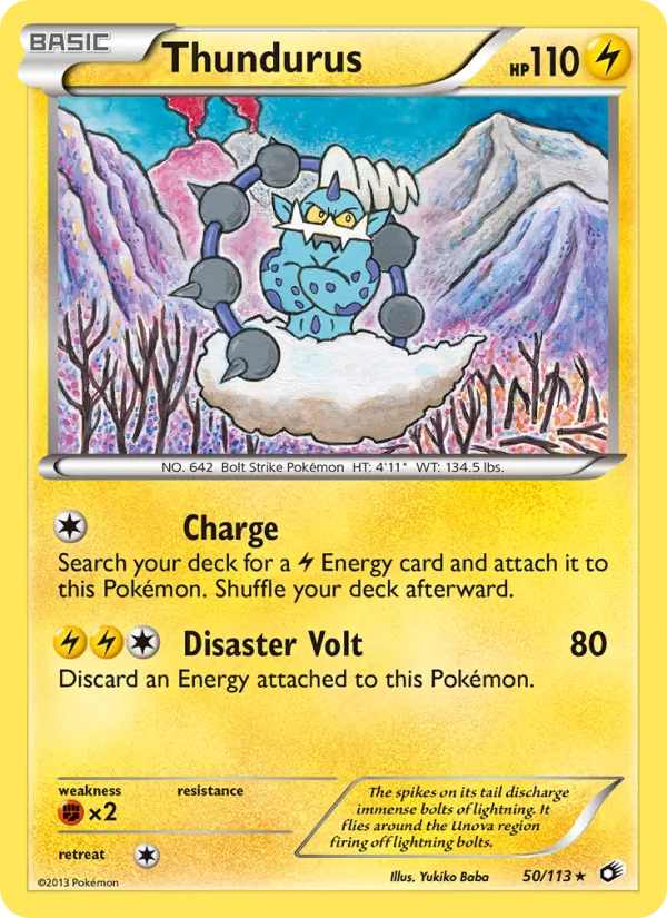 50-RH Thundurus – Legendary Treasures