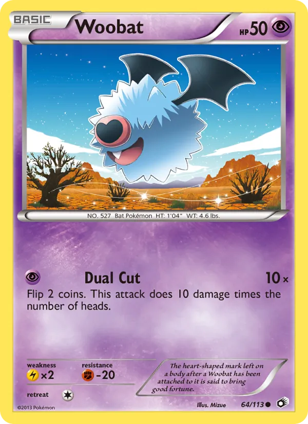 64-RH Woobat – Legendary Treasures