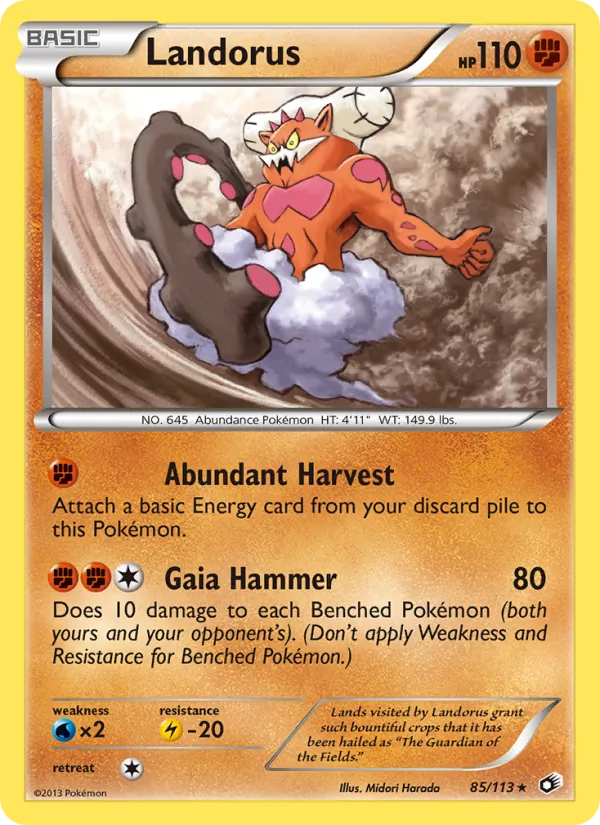 85-RH Landorus – Legendary Treasures