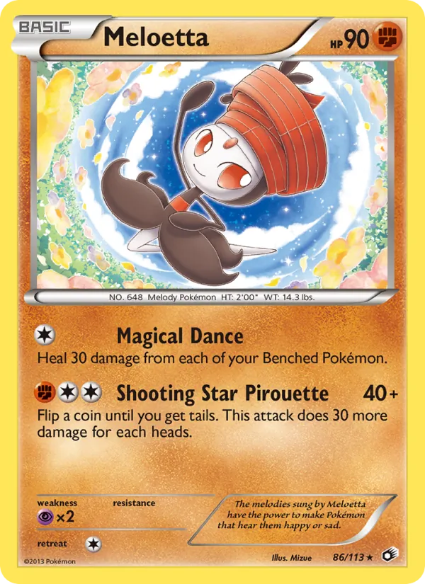 86-RH Meloetta – Legendary Treasures