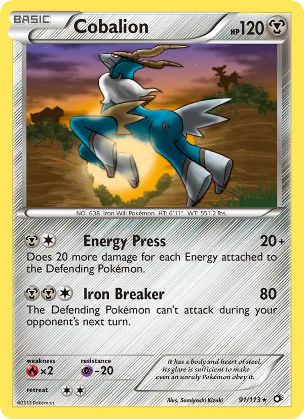 91-RH Cobalion – Legendary Treasures