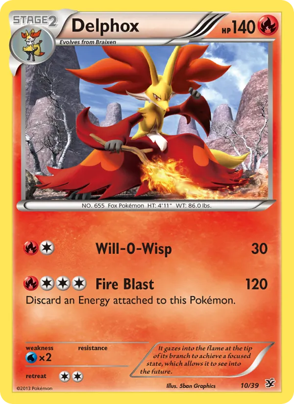 10 Delphox – Kalos Starter Set