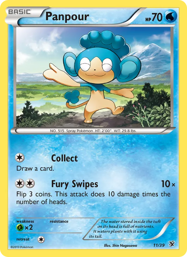 11 Panpour – Kalos Starter Set