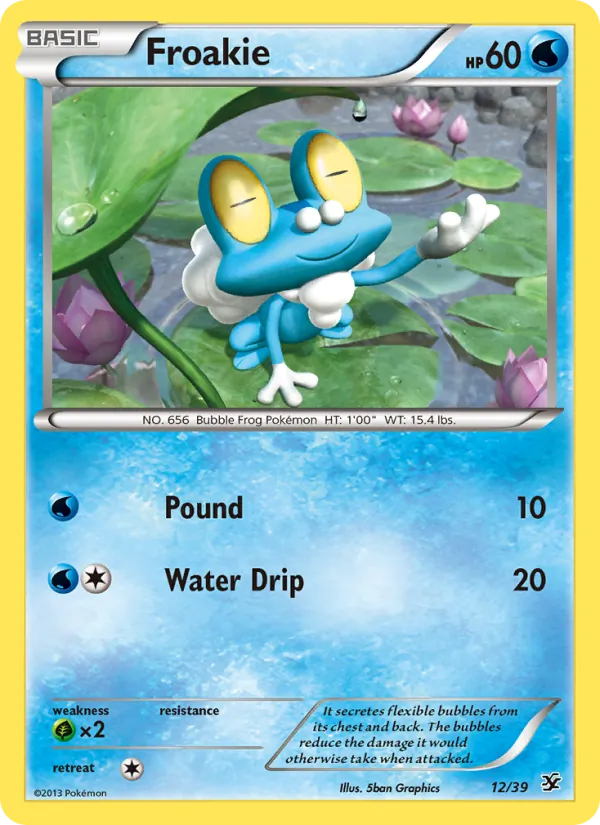 12 Froakie – Kalos Starter Set