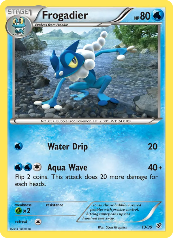 13 Frogadier – Kalos Starter Set
