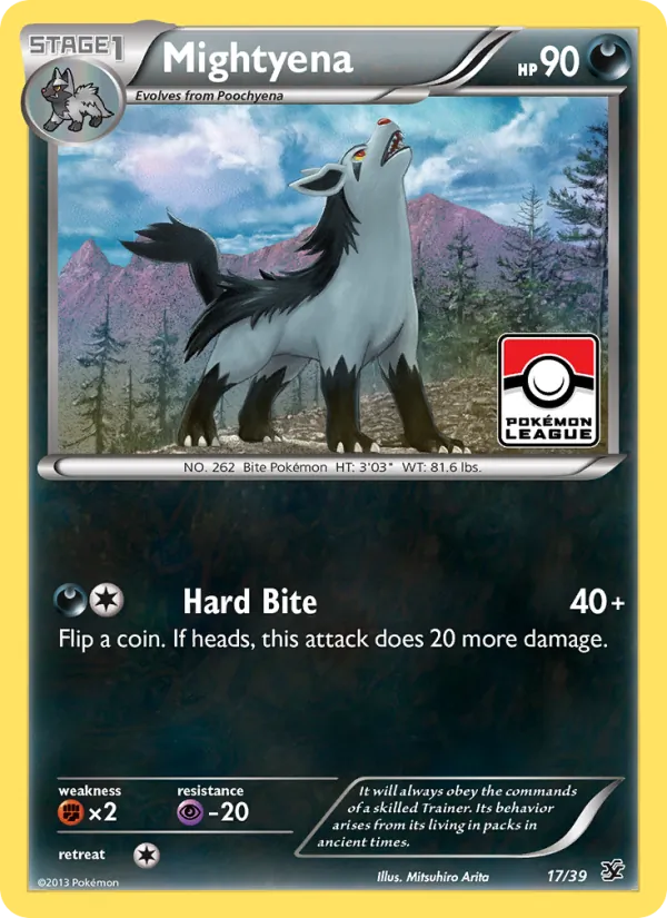 17 Mightyena – Kalos Starter Set