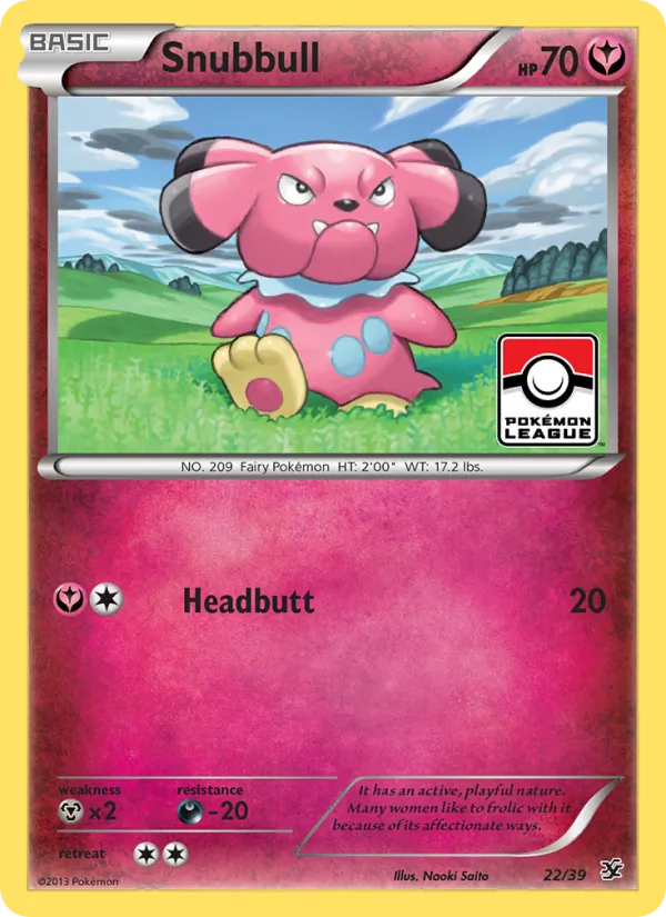 22 Snubbull – Kalos Starter Set