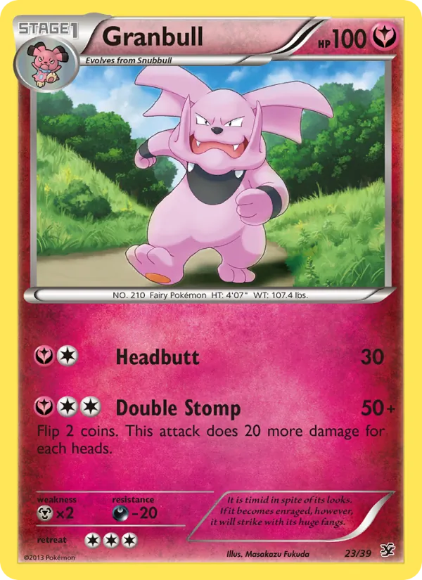 23 Granbull – Kalos Starter Set