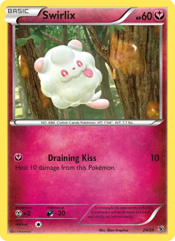 24 Swirlix – Kalos Starter Set