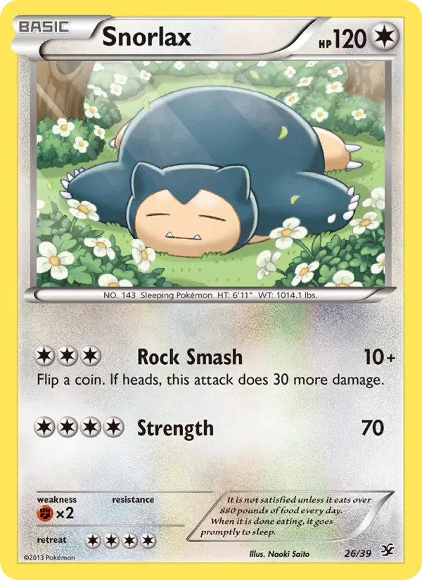 26 Snorlax – Kalos Starter Set