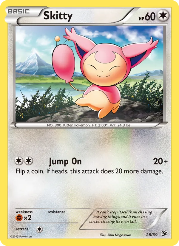 28 Skitty – Kalos Starter Set