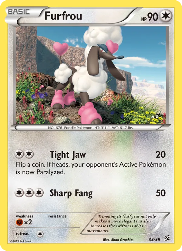 33 Furfrou – Kalos Starter Set