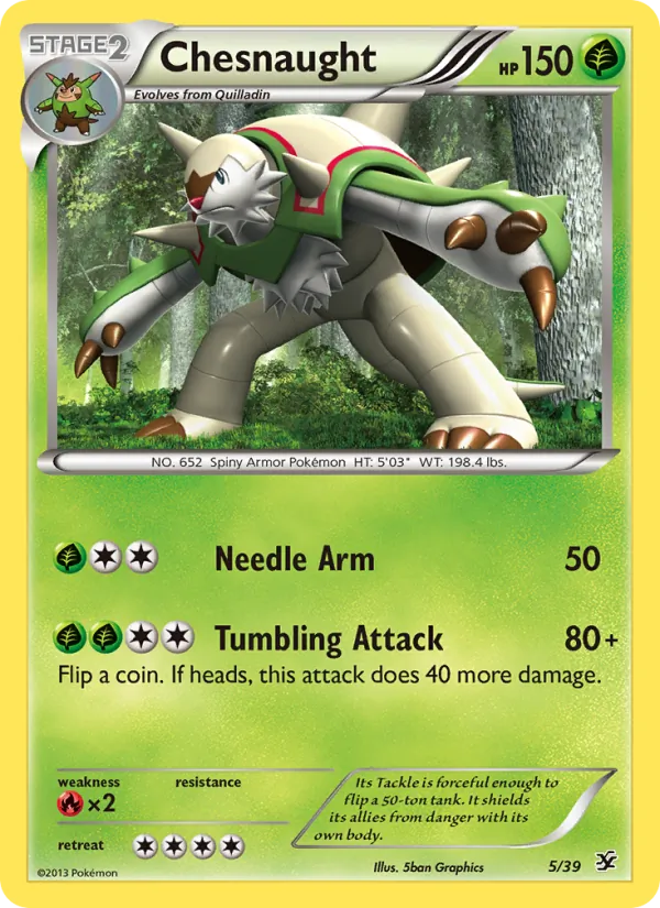 5 Chesnaught – Kalos Starter Set