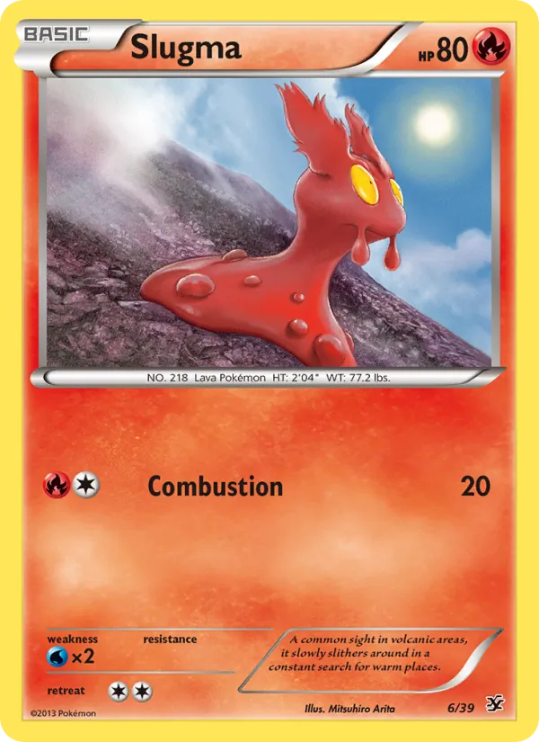 6 Slugma – Kalos Starter Set
