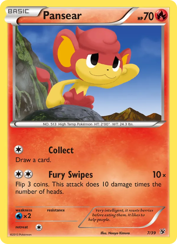 7 Pansear – Kalos Starter Set