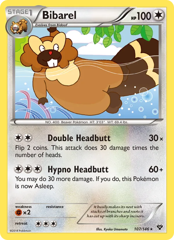 107 Bibarel – XY