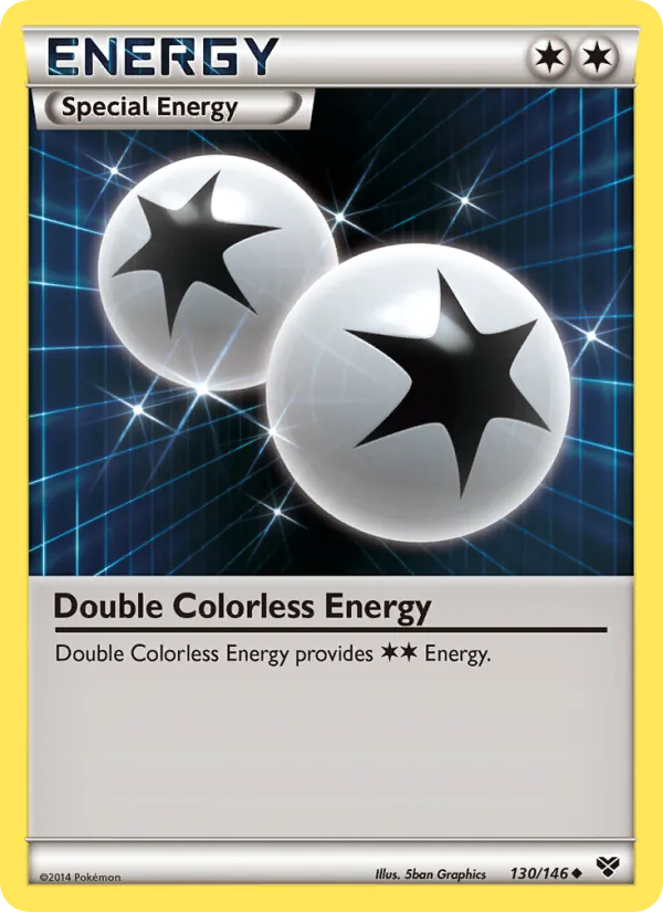 130 Double Colorless Energy – XY